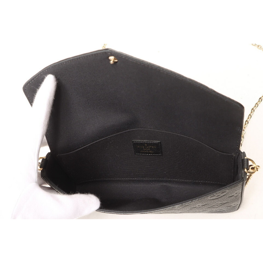 Louis Vuitton Empreinte Pochette Felicie Felice Noir Black Bag View 3